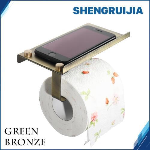 Pretty multi-choices durable antique bronze Toilet Paper Holder Wall Mount Bathroom Kitchen Roll Paper Rack tissue paper holder