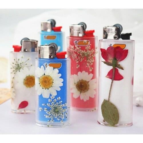 2pcs Protector DIY Resin Crystal Epoxy Silicone Mold for Bic J5/J3 Cigarette Lighter UV Mould for Making Cigaret Lighter Cover