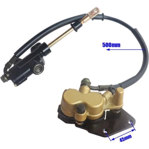 Motorcycle Hydraulic Rear Disc Brake Caliper System For 120cc 250cc ATV QUAD Bike Gokart Buggy Motorbike Brakes Accessories