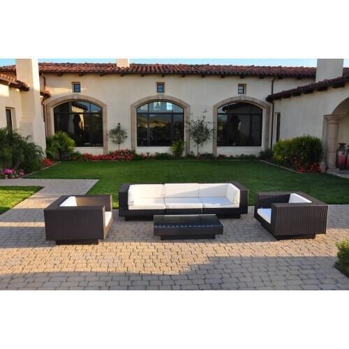 Hot Sale rattan garden furniture outdoor sofa sets modern couches for sale