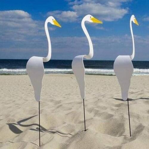 Swirl Bird Flamingo Wind Chimes for Outdoor Yard Backyard Wedding Party