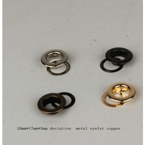 2000set 10MM 4 colors COPPER metal eyelets button clothes accessory handbag findings free shipping