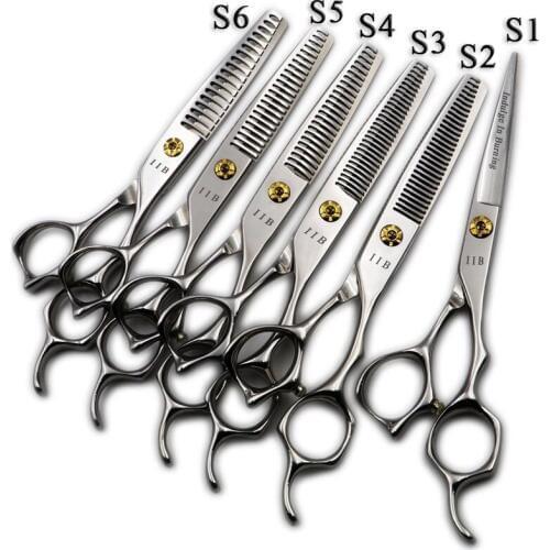 6 Inch Professional Hairdressing Scissors Set Salon Hair Scissors Cutting&Thinning Barber Shears 18/23/24/30 Teeth