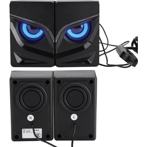 SADA V-128 Desktop Mini USB 2.1 Subwoofer Upgrade Computer Pure Sound Speaker Mobile Phone Notebook Small Durable