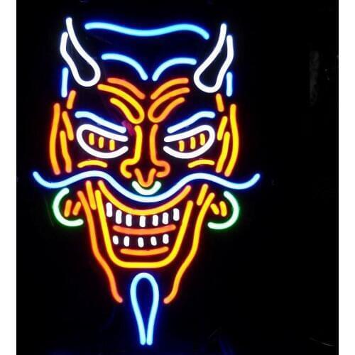 NEON SIGN for skull avatar Grimace and avatar REAL GLASS BEER BAR PUB display Light Signs Signboard Store Shops 19*15"