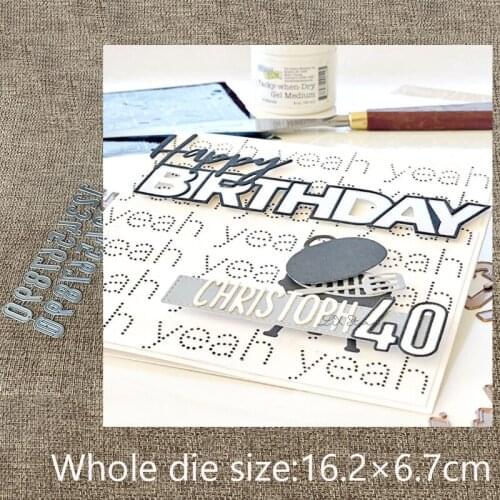 New Design Craft Metal stencil mold Cutting Dies 0-9 numbers decoration scrapbook die cuts Album Paper Card Craft Embossing