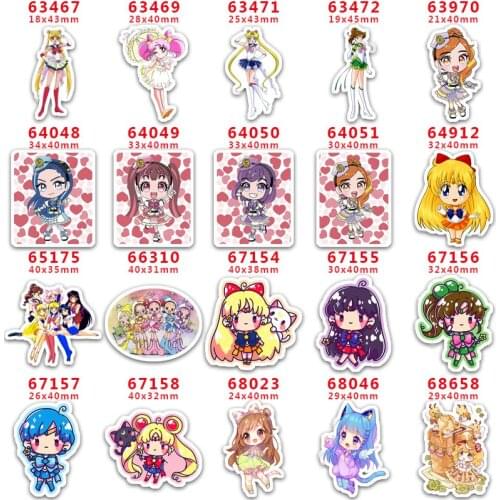 DIY Craft Supplies Sewing Accessories Cartoon Fairy Printed Planar Resins Mold 10 Pieces. PR-63467