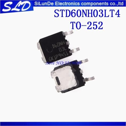 STD60NH03L STD60NH03LT4 D60NH03L D60NH 03L TO-252 20pcs/lot Free Shipping