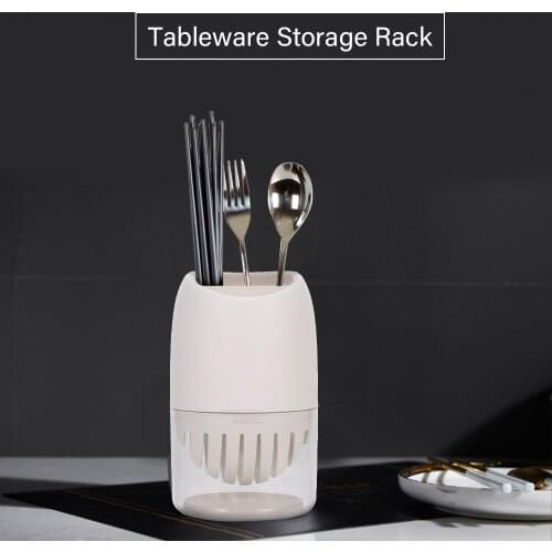 Utensil Drying Rack Plastics Chopsticks Holder Kitchen Tableware Organizer Draining Basket for Chopsticks Spoon Fork Knife Straw