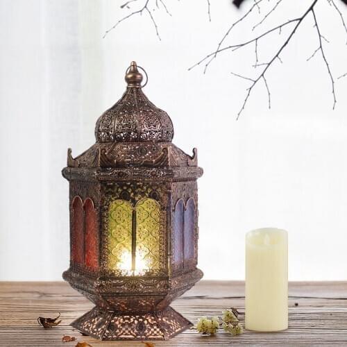 Lamp Candlestick handmade warehouse desk desk desk furnishing antique literature and art decoration gift European style