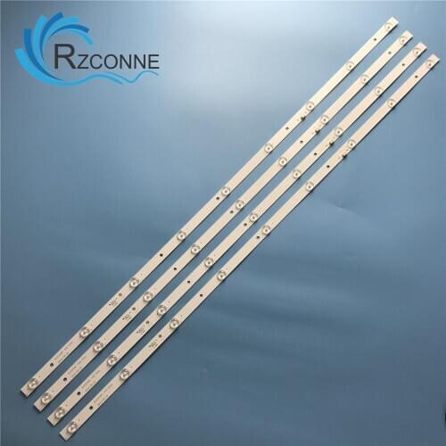 LED backlight strip 9 lamp for Philips 43PFF5021 43PFF5011 T4312M LD43V22S DLED43GC4X9 DLED43GC 4X9 GC43D09-ZC23FG-01 ZC21FA