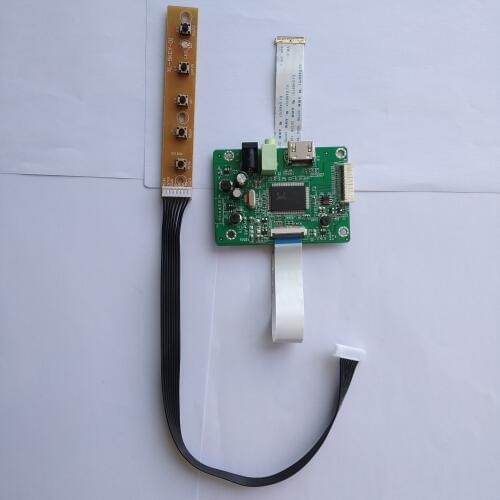 LED EDP HDMI LCD mini Controller driver board cable display For 13.3" LP133WH2-SPB3/SPB6 1366X768 panel