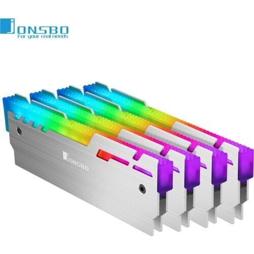 Jonsbo NC-3 RAM Heatsink Radiator 5V 3Pin ARGB Desktop PC Memory Cooling Vest Heat Thermal Pad Cooler For Computer Ram DDR3 DDR4