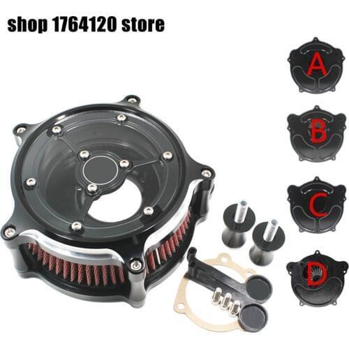 Motorcycle Clarity Air Cleaner Intake Filter For Harley Sportster 1991-17 Dyna 00-17 Softail 00-18 Touring 00-18