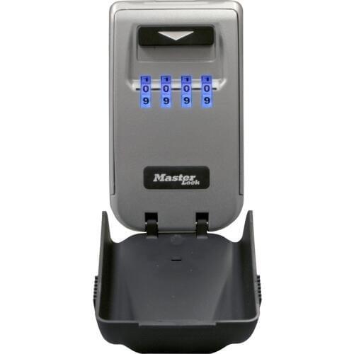 Key Safe Box Outdoor Wall-mounted Keys Storage Box Night Glowing Four Password Lock Home Office Company Security Organizer Boxes