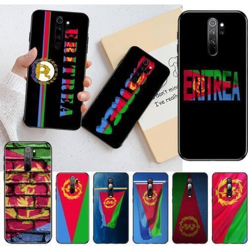 YJZFDYRM Eritrea National Flag Painted Phone Case for Redmi Note 9 8 8T 8A 7 6 6A Go Pro Max Redmi 9 K20