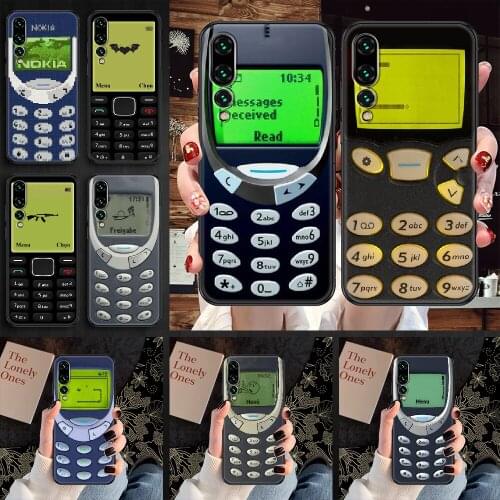 Funny Nokias Phone case For Huawei P Mate P10 P20 P30 P40 10 20 Smart Z Pro Lite 2019 black pretty Etui trend hoesjes soft coque