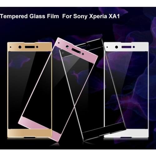 3D Curved Edge Front Full Tempered Glass For Sony Xperia XA1 E5823 Full Screen Protector For Sony Xperia XA1 Ultra High Quality