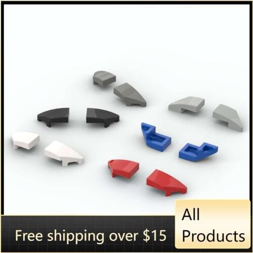 10PCS 29119 Assembles Particles Bricks Wedge 2x1 With Stud Notch Left Right Building Blocks Parts Educational Toys For Kids Gift