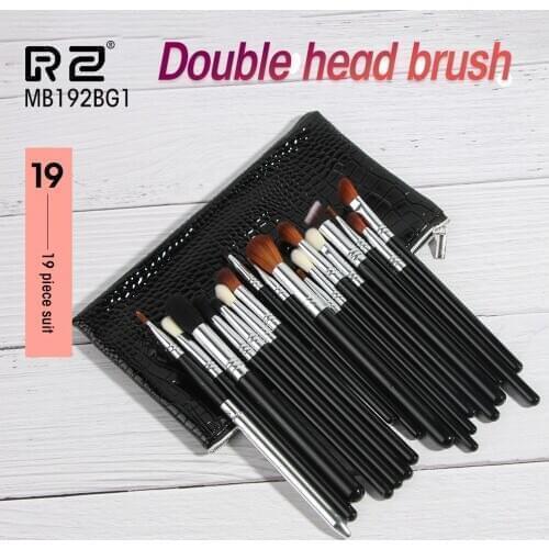 19 Pcs/ Kit Makeup Brush Sets Eyeshadow Foundation Powder Eyebrow Brushes Eyeliner Eyelashes Lip Blending Makeup Brush