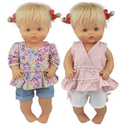 2020 New summer suit For 42 cm Nenuco Doll 17 Inches Baby Doll Clothes