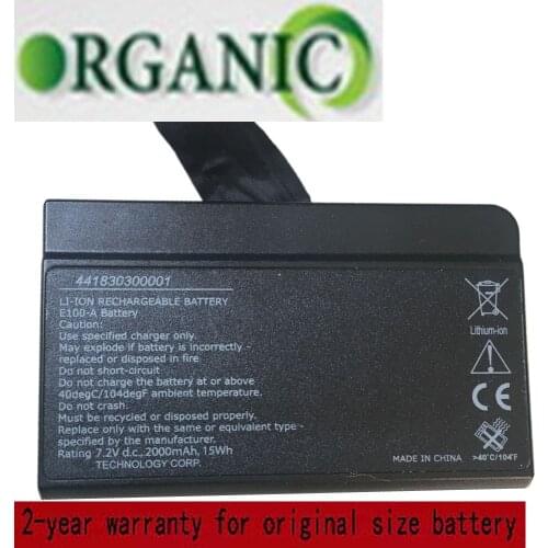7.2V 15Wh 2000mAh 441830300001 Laptop Battery For Getac E100-A 10.1" Inch Series