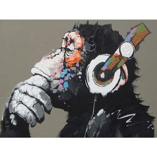 Diamond Embroidery Tabby Orangutan Handmade Diamond Painting Needlework Mosaic Cross Stitch Home Decor