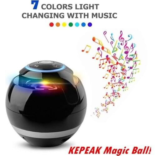 Bluetooth speaker Portable Wireless Loudspeaker Sound System Stereo Music Surround Waterproof Romantic Light Outdoor Speaker