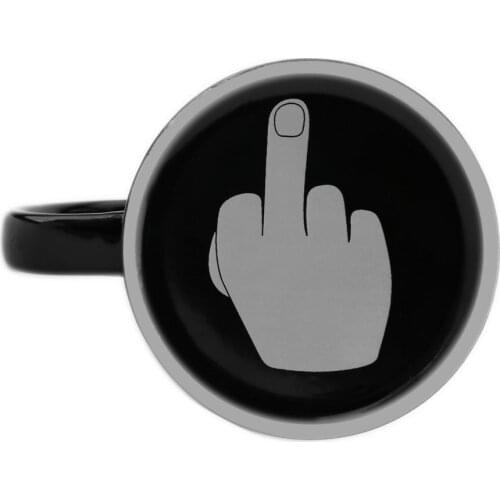 Home Use Personality Have A Nice Day Mug Middle Finger Pattern Coffee Milk Tea Cups Wonderful Unique Gifts Ceramic Mug Sale