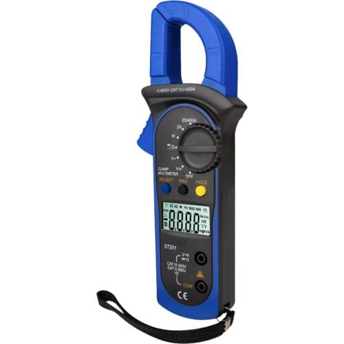 ANENG ST201 Digital Clamp Multimeter Ammeter Capacitor Tester Power Test Automotive Voltage Tester Digital Clamp Ammeter