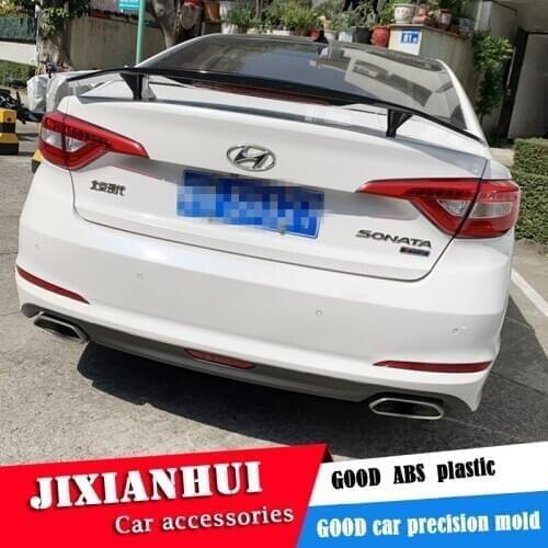 For Sonata Spoiler 2011-2018 Hyundai Sonata TF Spoiler ABS plastic Material Car Rear Wing Color Rear Spoiler