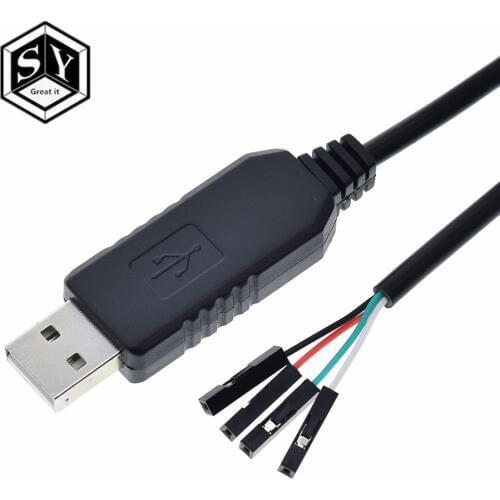 1PCS USB Support to COM Module Cable USB To RS232 TTL UART PL2303HX Auto Converter