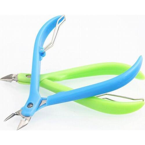 Candy color nail cuticle scissors dead skin pliers as callus remover trimmer pedicure cuticle clippers manicure nail art tools