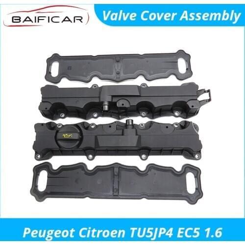 Baificar Brand New High Quality Valve Cover Assembly Gasket Set Kit for Peugeot Citroen PSA 1.6 16V EC5 TU5JP4
