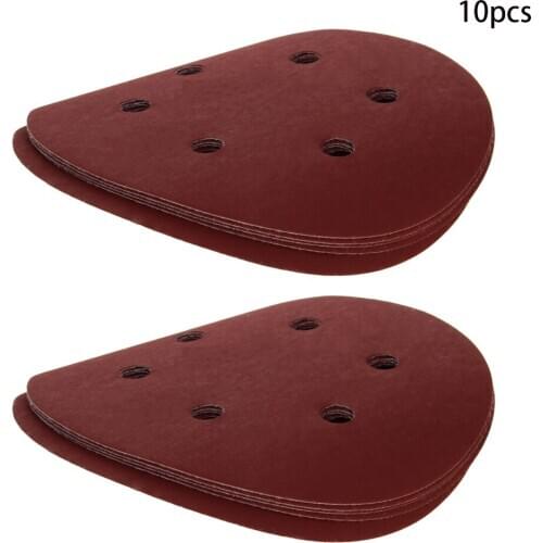 Utoolmart 5/10/15pcs Round Sandpapers 6Inch 6-Hole Alumina Sanding Disc Abrasive Tools Durable For Grinding Grit 320/400/600/800