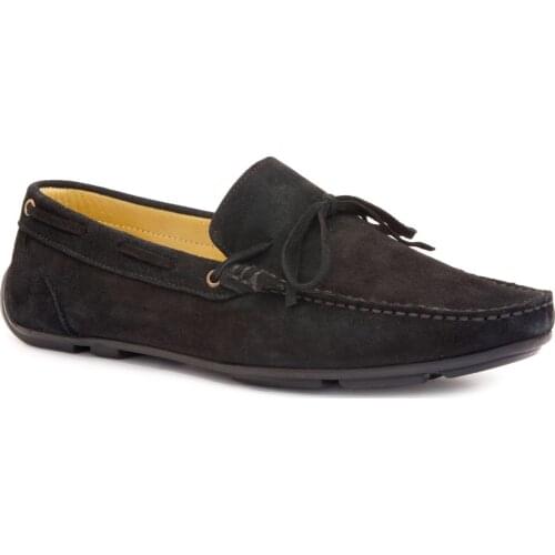 Gedikpasalı G 103 Black Men Shoes Real Cow Leather Natural Suede Casual Seamy Hiking Breathable Bow Elevator Flexible Comfortable