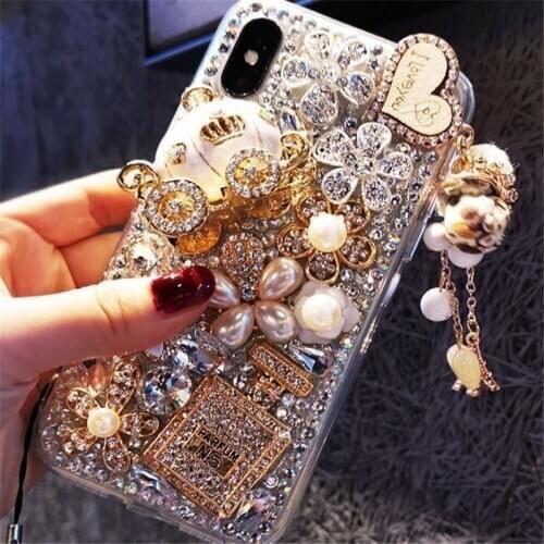 Bling Diamond Pumpkin Car Soft Phone Case For Samsung A70 A71 A90 A81 A91 M10 S M11 M20 M21 M30 M31 M40 M60S M80S back Cover