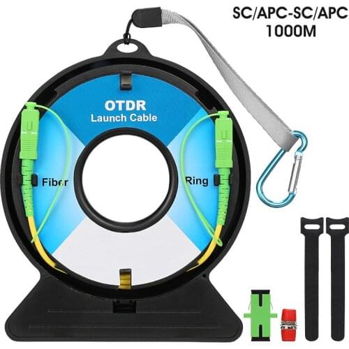Fiber Rings OTDR Dead Zone Eliminator Fiber OTDR Launch Cable 1000m Single Mode