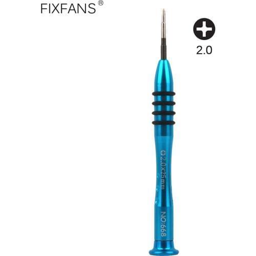 FIXFANS 2.0mm PH00 Phillips Precision Magnetic Screwdriver Anti-slip Aluminum Handle Electronics DIY Repair Tool for MacBook Pro