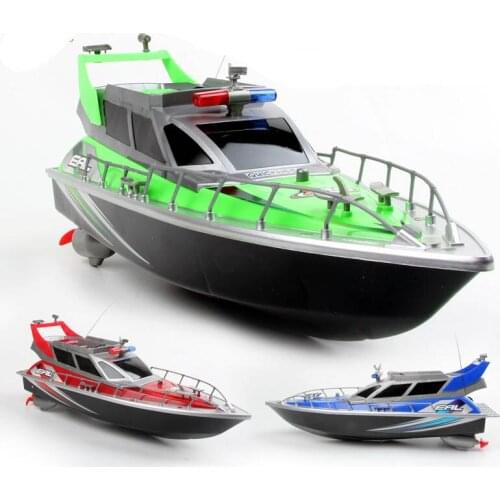 RC boat Speedboat 1:20 2875F 4 CH charging model toy police speed boats toy model kids child best gift toys