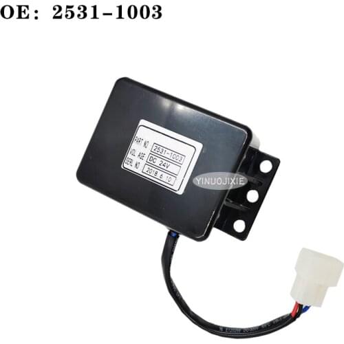 High quality excavator parts are suitable for Doosan Daewoo DH215/225/258/300-7/300-9 relay 24V OE: 2531-1003 25311003