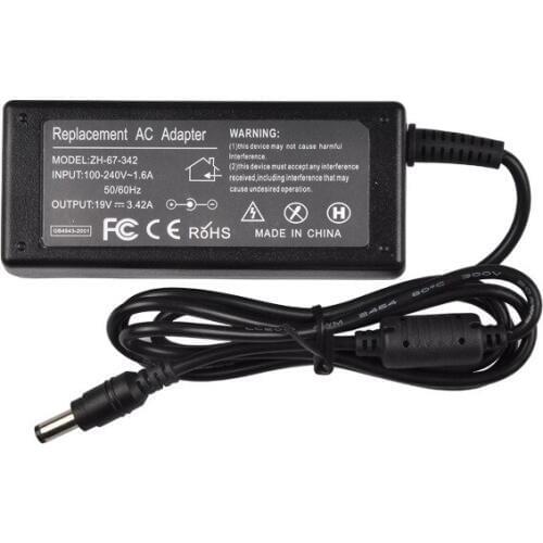 19V 3.42A 65W AC Laptop Power Adapter Charger For Asus A3 A600 F3 X55 A8 F6 F83CR X50 X550V V85 A9T K501 K501J K50i K52F M9V