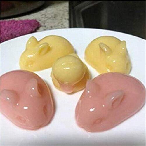 1PC 3D Cute Home Kitchen Animal Silicone Fondant Chocolate Mould Cake Decor Icing Sugarcraft Mold Tool