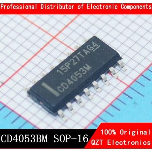 10PCS CD4053BM SOP16 CD4053BM96 SOP CD4053 SMD HEF4053BT new and original IC