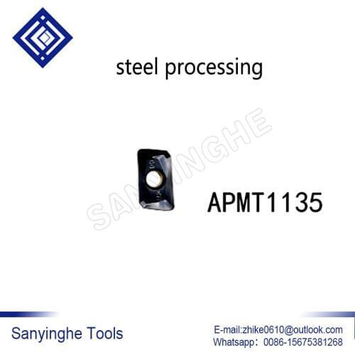 Free shipping sanyinghe 10pcs/lots APMT1135PDER-M2 cnc carbide turning inserts for steel CNC Blade Lathe Turning Tool
