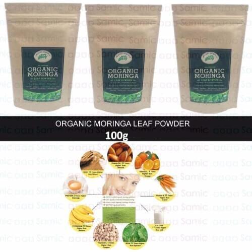 100% Pure Premium Quality ORGANIC MORINGA LEAF POWDER