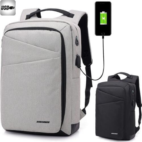 14 15 15.4 15.6 inch with USB interface Laptop Notebook Bags Backpack Case for Men Women School Travel