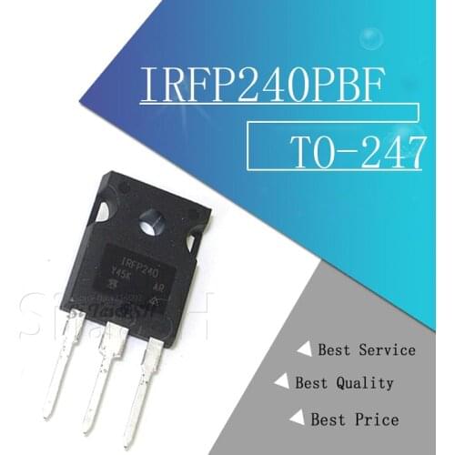 5PCS IRFP240PBF TO-247 IRFP240 TO-3P TO247 new MOS FET transistor