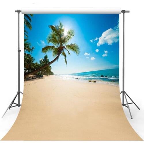 Summer Beach Photography Backdrops Children Photo Background Custom for Photo Studio