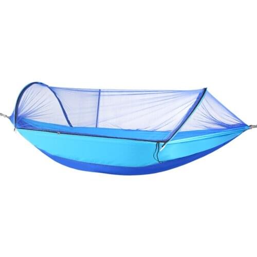 Mosquito-Proof Rain-Proof Hammock with Mosquito Net Outdoor Courtyard Sun-Proof Hammock Outdoor Swing Summer